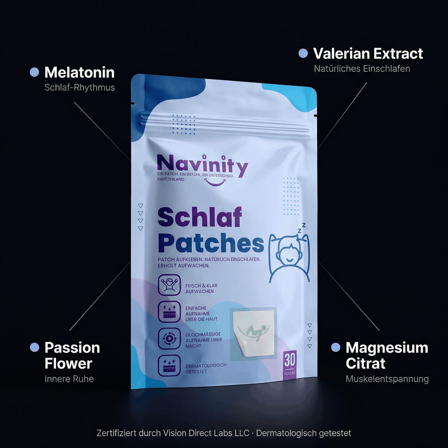 NightFlow™ - Premium Schlaf Patches